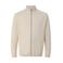 s.Oliver Big Size katoenen gebreid vest - beige