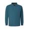 s.Oliver Big Size katoenen regular fit gebreide piqué trui - blauw