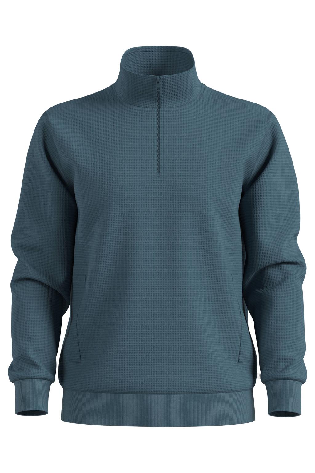 s.Oliver Big Size regular fit sweater - blauw