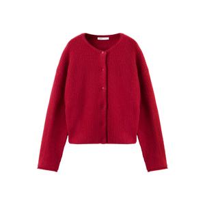 gebreid vest - rood