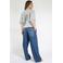 Est'seven wide leg jeans - donkerblauw