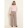 Claudia Sträter wide leg pantalon - taupe