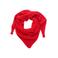 Claudia Sträter triangle scarf rood