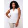 Exxcellent Plus Size top - wit