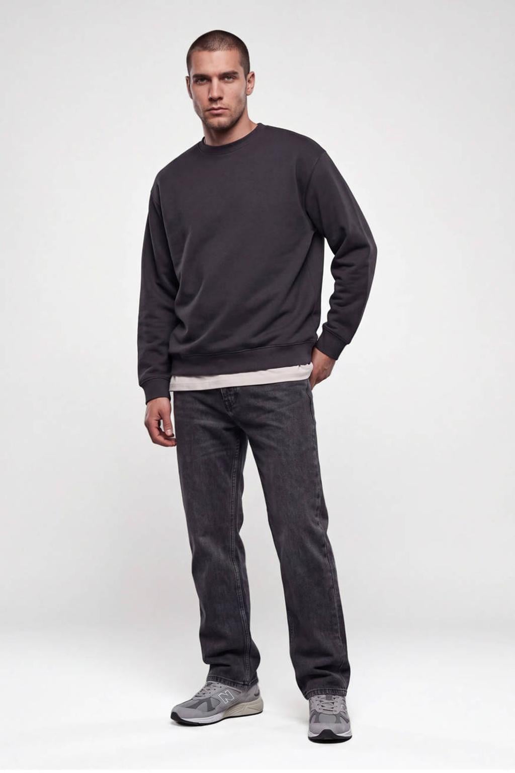 Shoeby relaxed fit sweater - antraciet