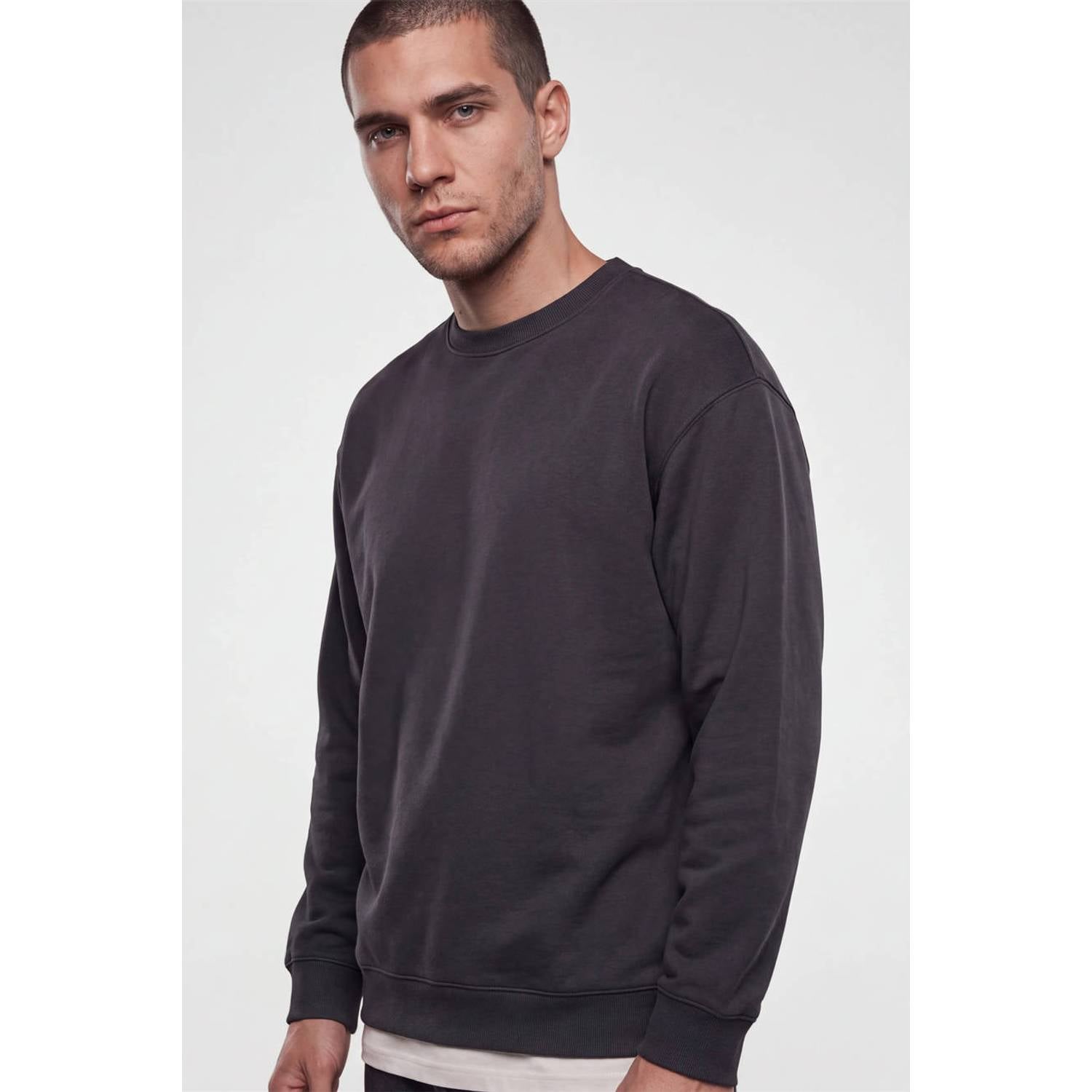Shoeby relaxed fit sweater antraciet