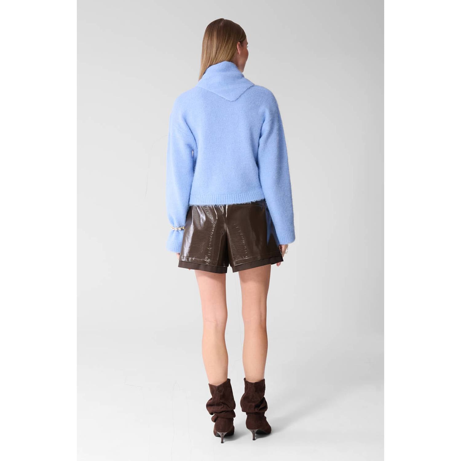 Shoeby gebreide trui blauw