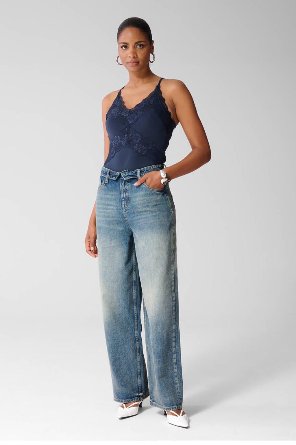 Shoeby body top - donkerblauw