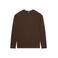 Kultivate relaxed fit longsleeve - donkerbruin