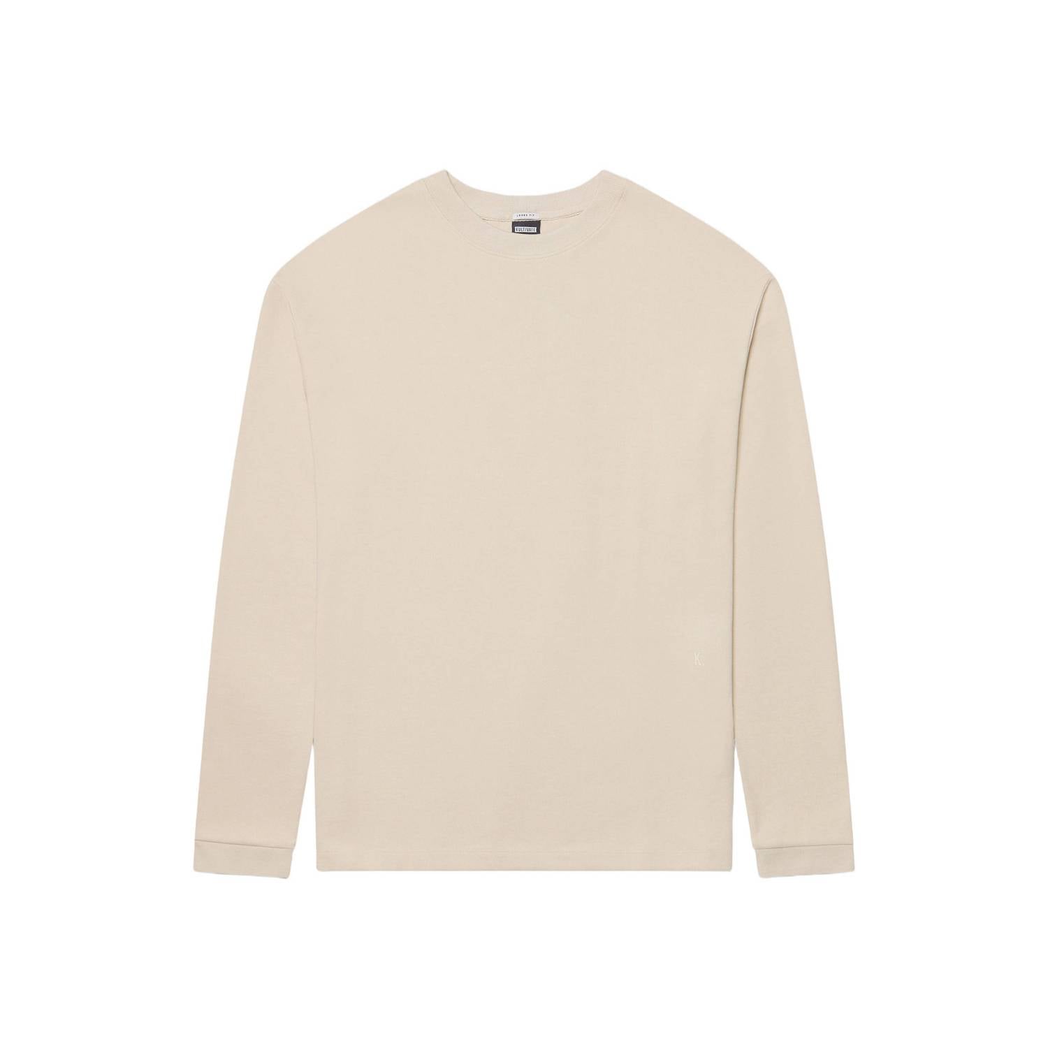 Kultivate relaxed fit longsleeve beige