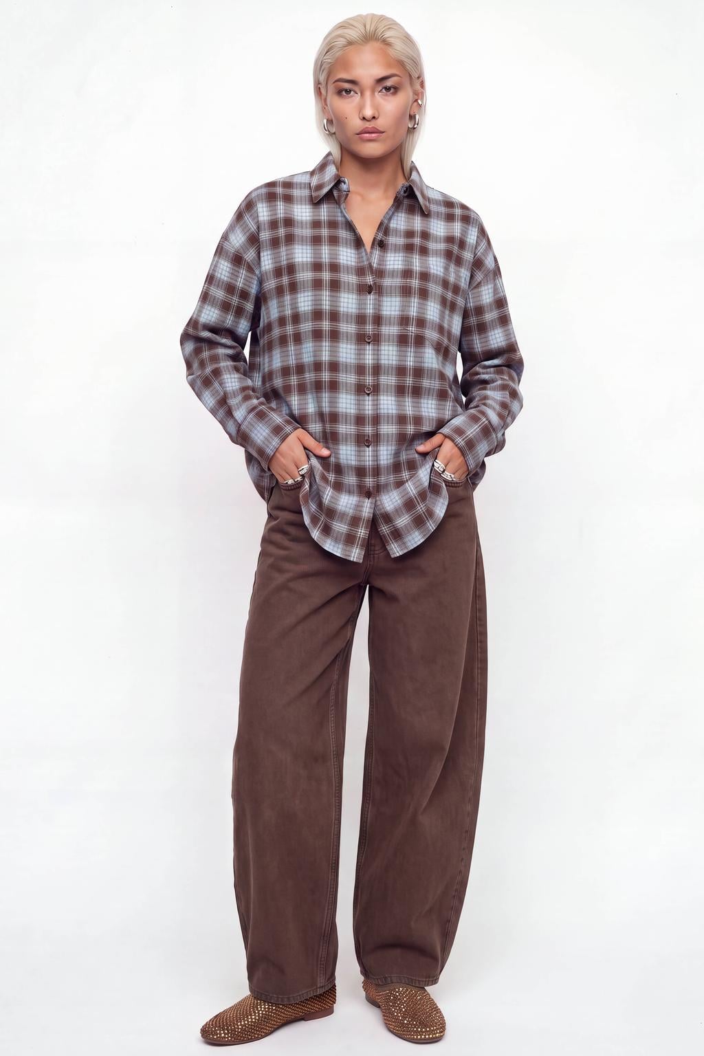 JJXX barrel jeans - donkerbruin
