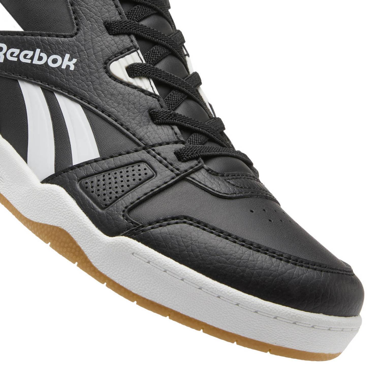 Reebok BB4500 Court leren sneakers zwart wit