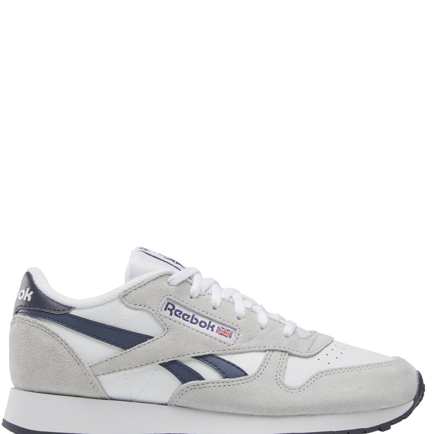 Reebok Classic Leather leren sneakers wit blauw