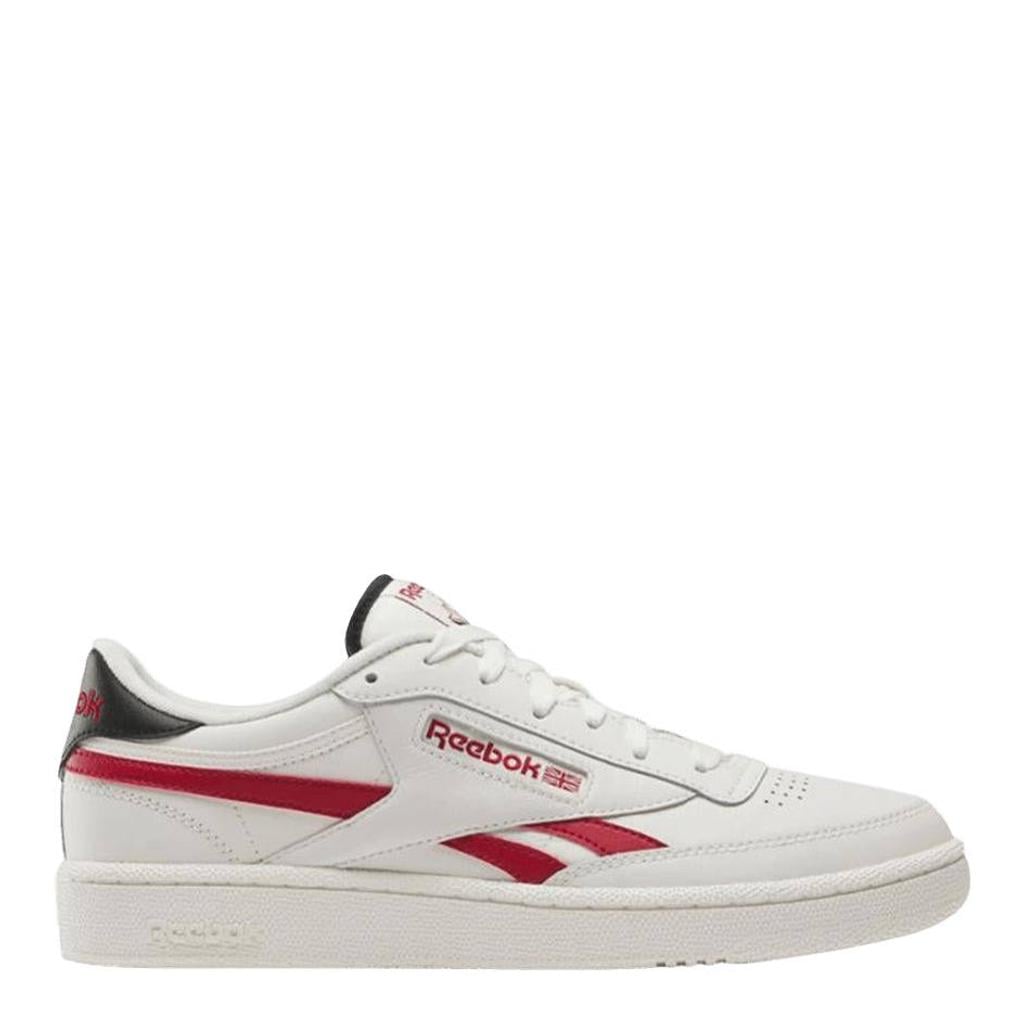 Reebok Club C Revenge leren sneakers - ecru/rood
