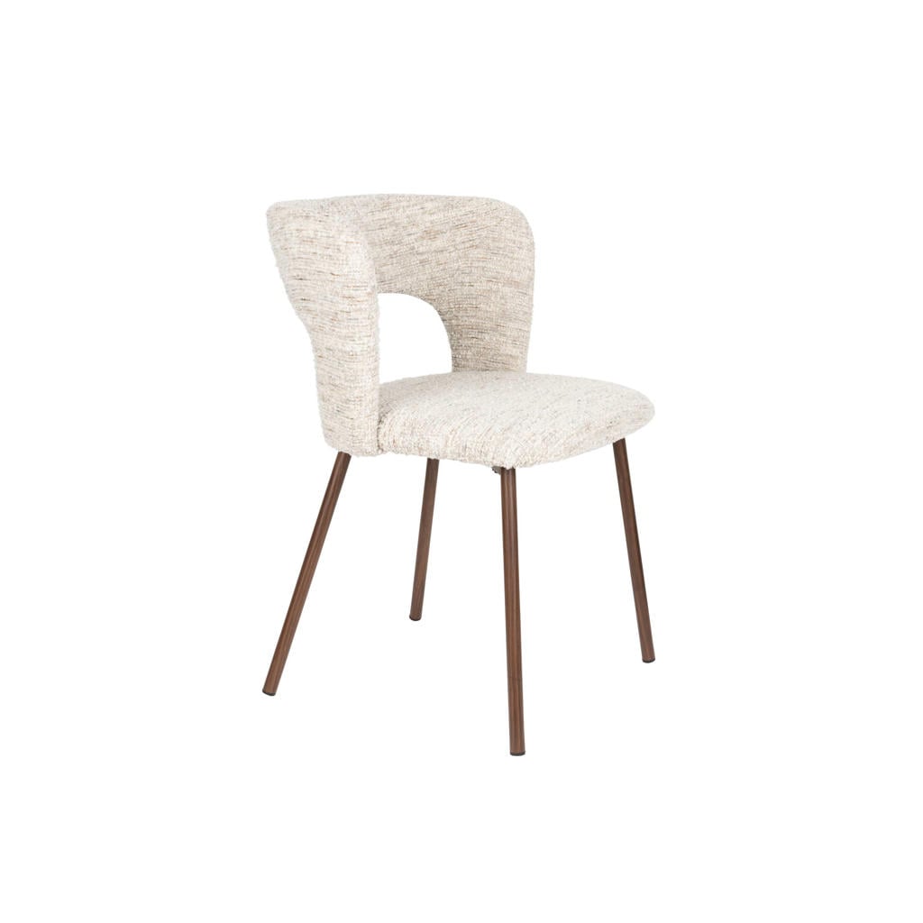 Housecraft Living eetkamerstoelen Chelsea - beige (set van 2)