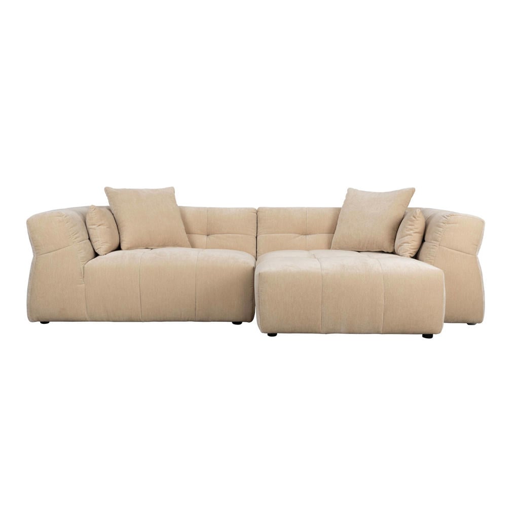 Dutchbone hoekbank Hodge hoek rechts - beige