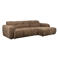 Housecraft Living hoekbank Vento 3,5-zitsbank rechts - bruin