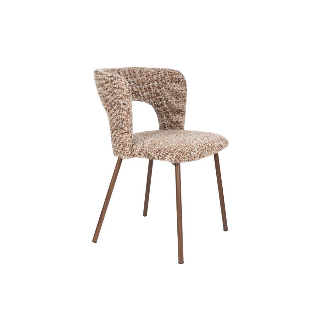 Housecraft Living eetkamerstoelen Chelsea - bruin (set van 2)