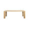 FEST Amsterdam rechthoekige houten eettafel Harvey 220x90 cm - naturel