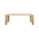 FÉST rechthoekige houten eettafel Harvey 220x90 cm - naturel