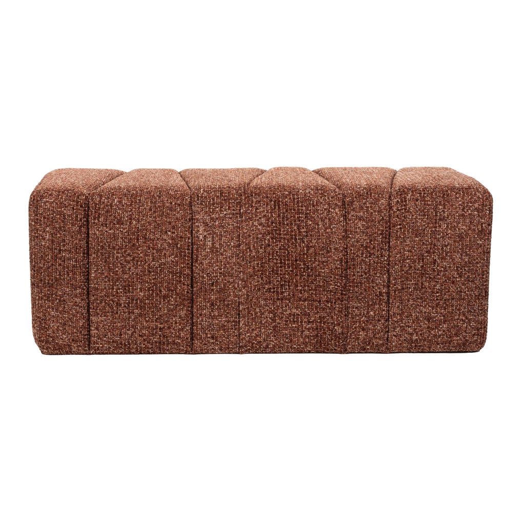 Housecraft Living bankje Dance rechthoekig terra - terracotta