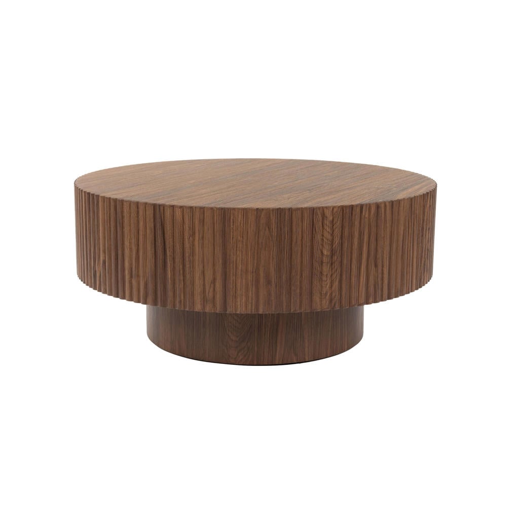 Housecraft Living rechthoekige houten salontafel Mitch - bruin