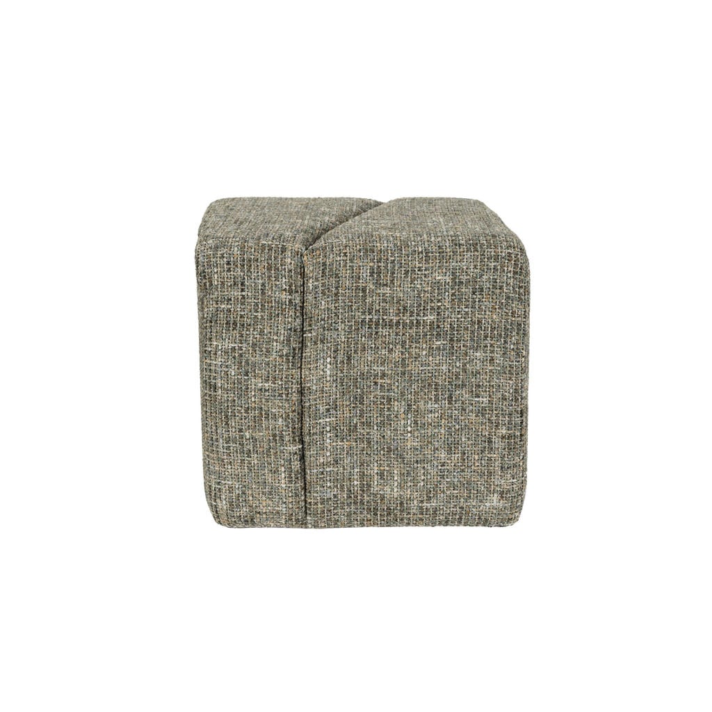 Housecraft Living rechthoekige poef Dance - groen