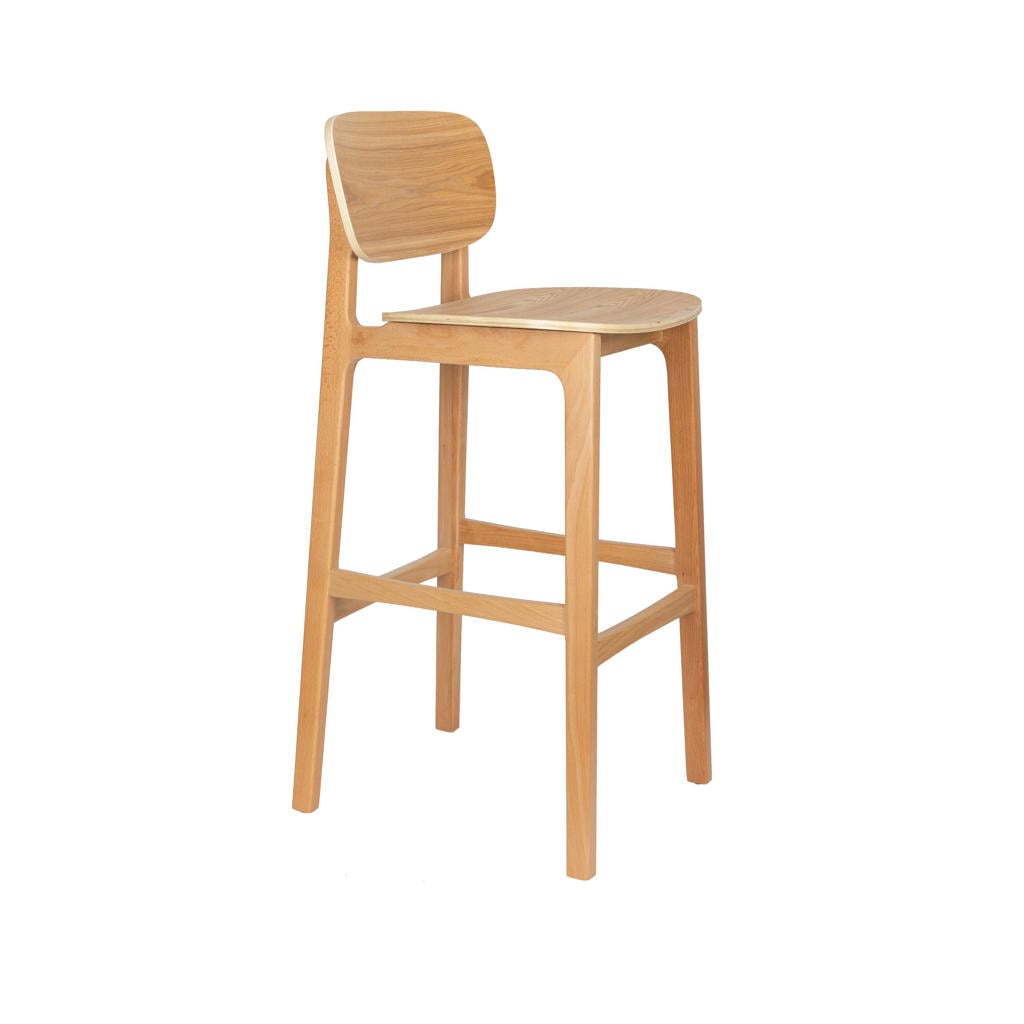 Zuiver barkruk Fleur zithoogte 75 cm - beige