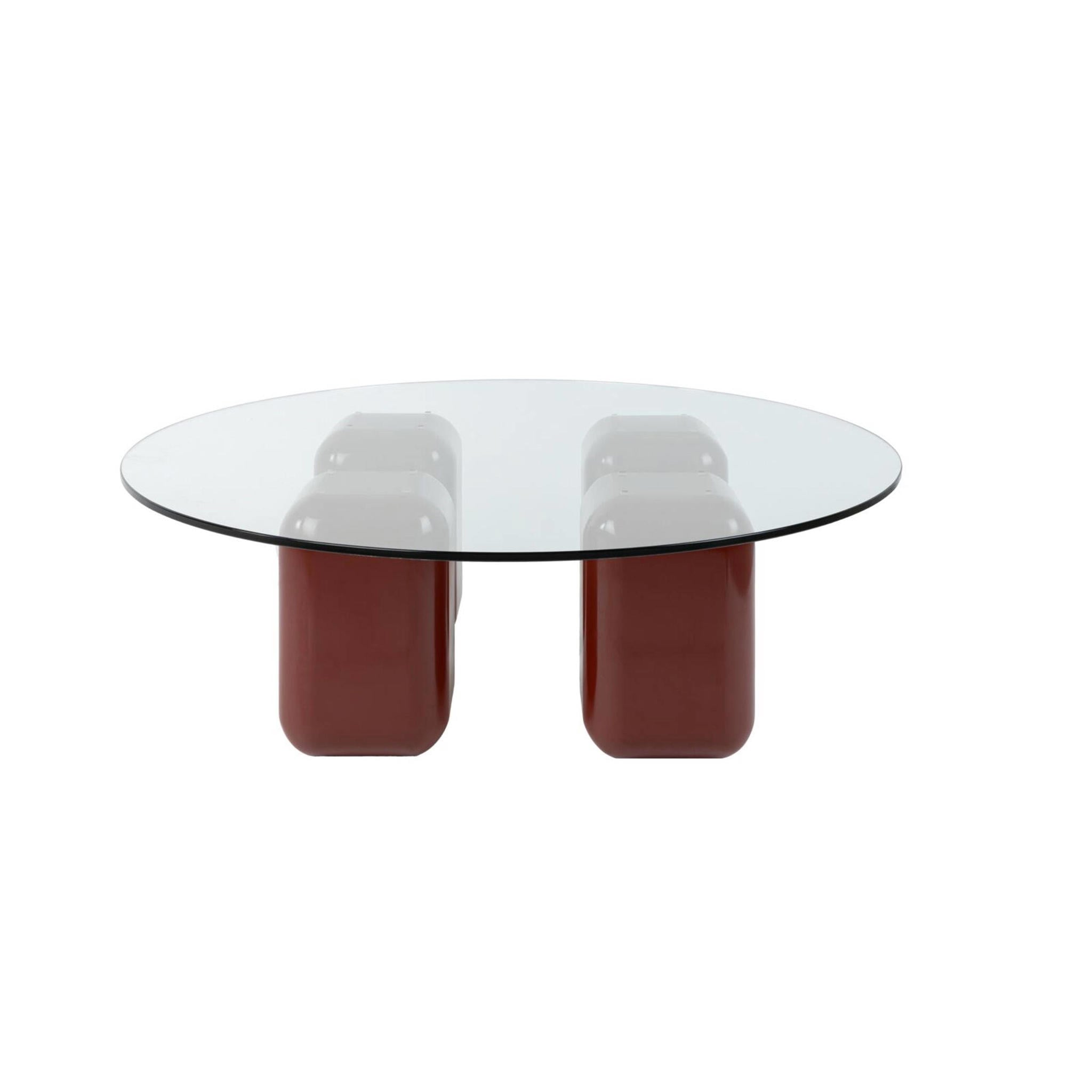 Lego Rood FÉST ronde salontafel Uma Maroon - rood | wehkamp