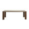 FEST Amsterdam rechthoekige houten eettafel Harvey 220x90 cm - bruin