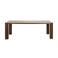 FÉST rechthoekige houten eettafel Harvey 220x90 cm - bruin