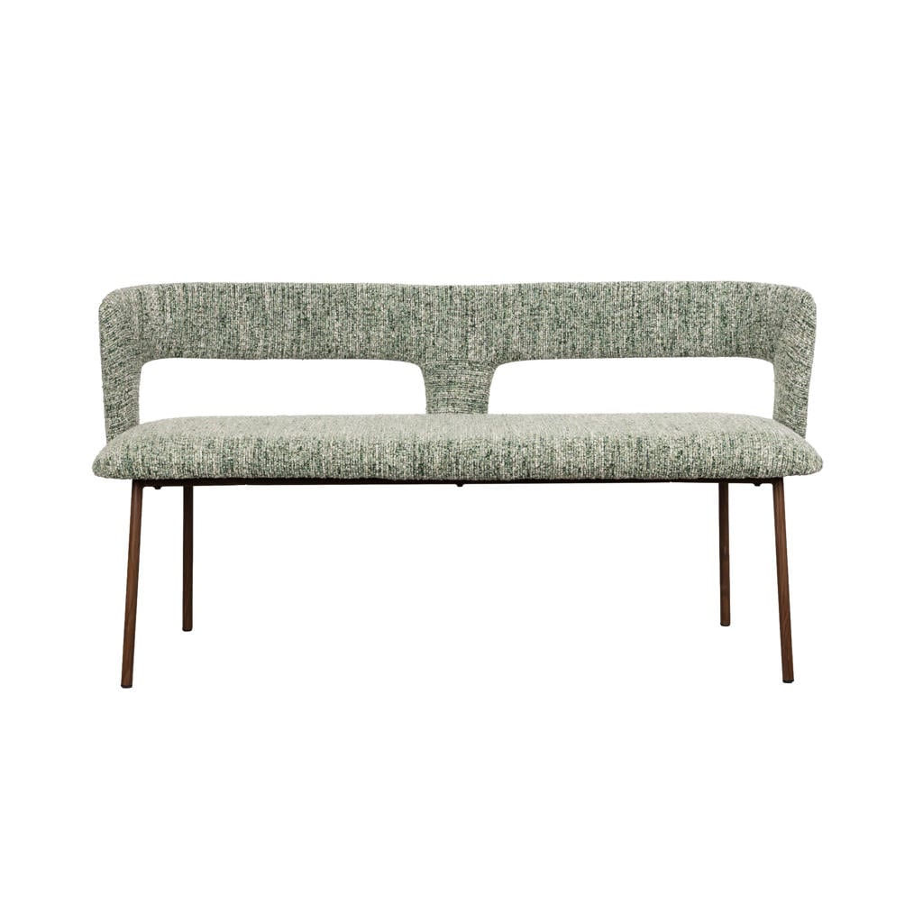 Housecraft Living eetkamerbank Chelsea 148 cm - groen