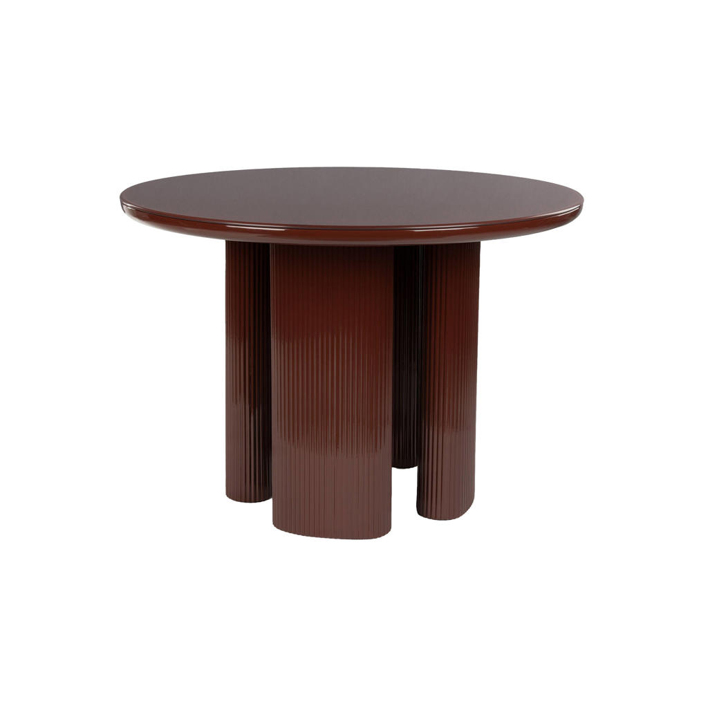 Housecraft Living rechthoekige houten eettafel Timo 110x110 cm - rood