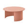 FEST Amsterdam ronde houten salontafel Plateau - terracotta