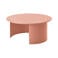 FÉST ronde houten salontafel Plateau - terracotta