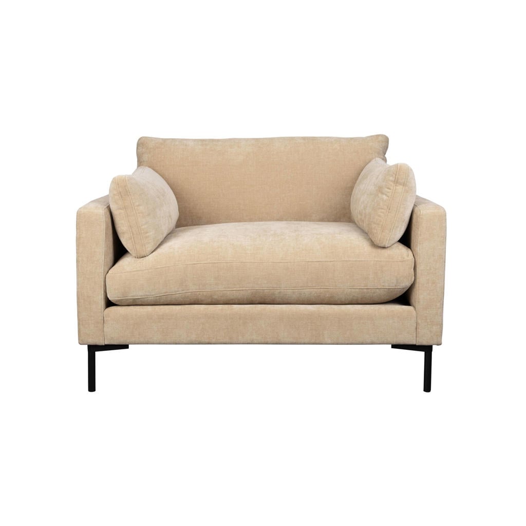 Zuiver fauteuil Summer Loveseat Sand met armleuningen - naturel