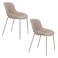 Housecraft Living eetkamerstoelen - bruin (set van 2)