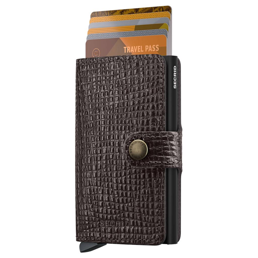 Secrid pasjeshouder Miniwallet Palmellato bruin