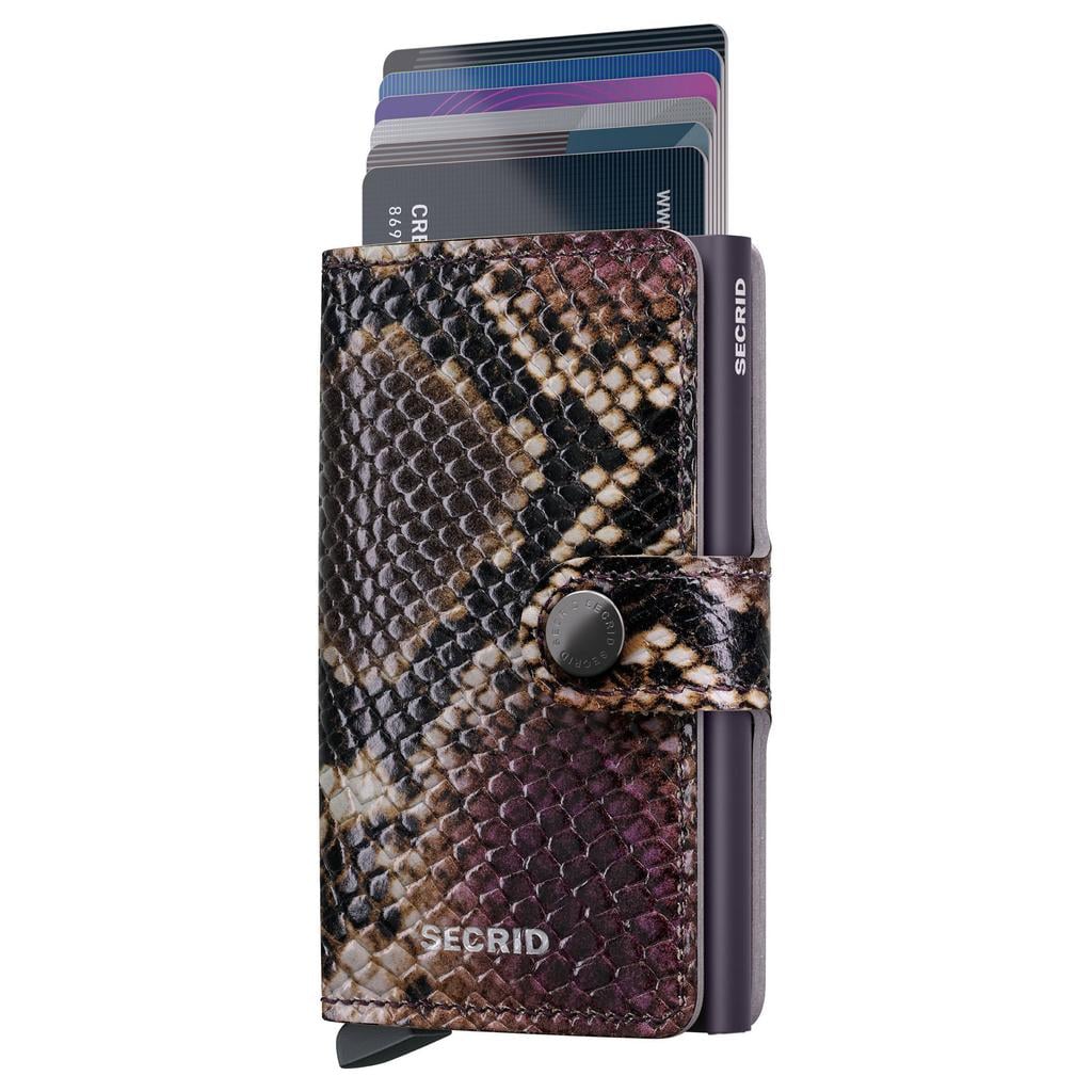 Secrid pasjeshouder Miniwallet Serpent paars