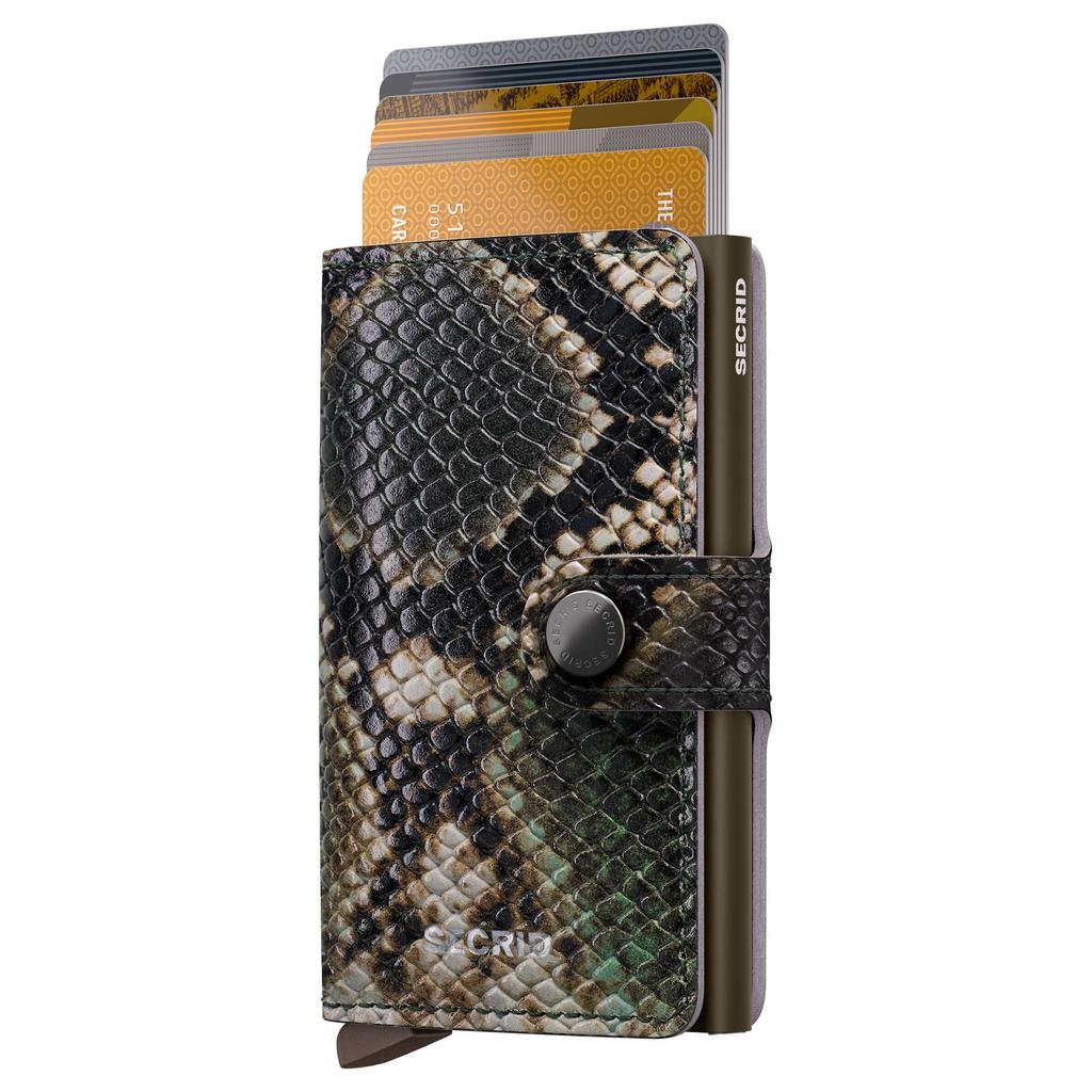 Secrid pasjeshouder Miniwallet Serpent groen