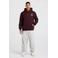 America Today relaxed fit hoodie met backprint - rood