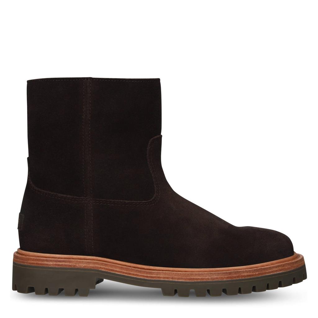 Blackstone Rock Clover Mid - Mole - Suede boots dark brown