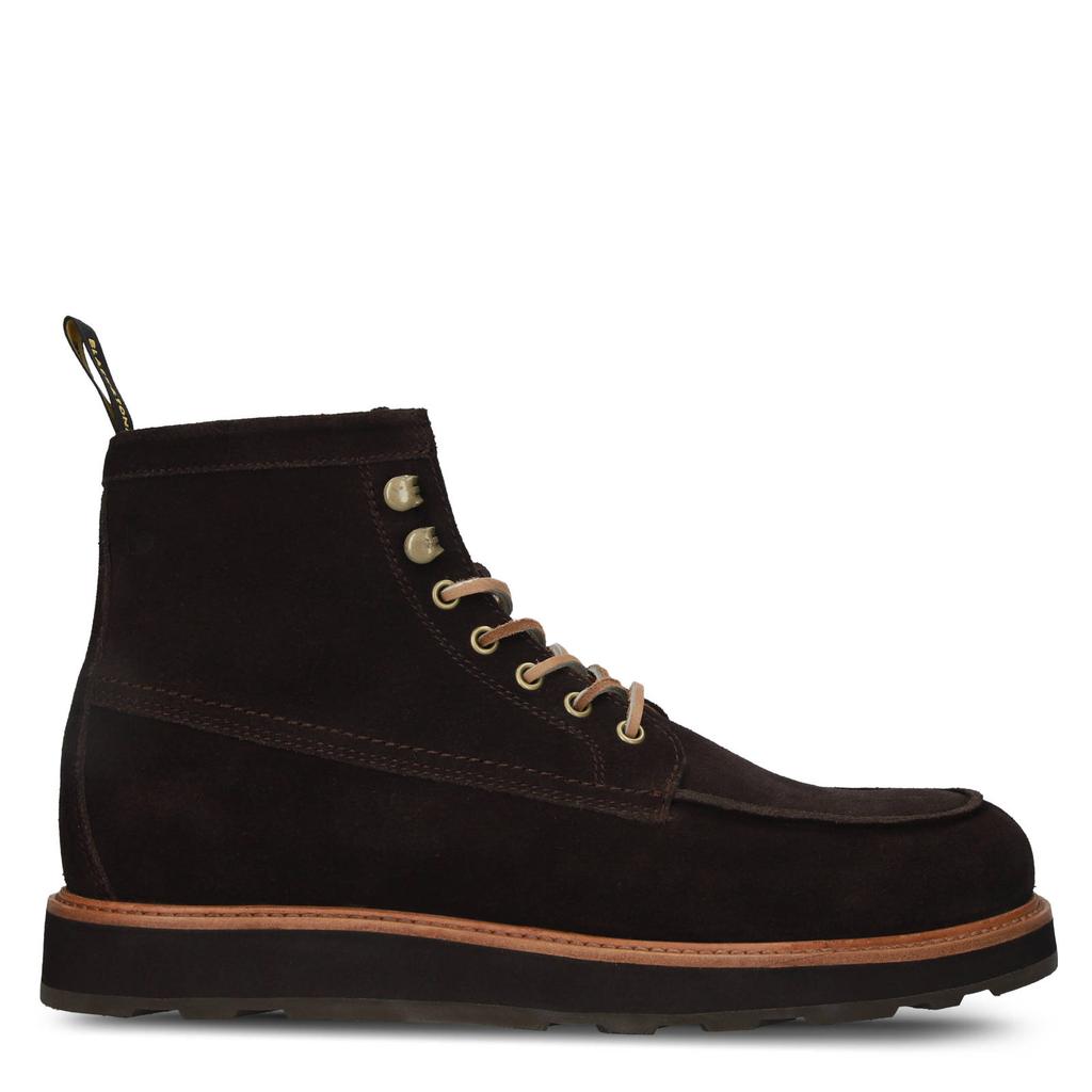 Blackstone Peridot Asher High - Mole - Suede boots dark brown