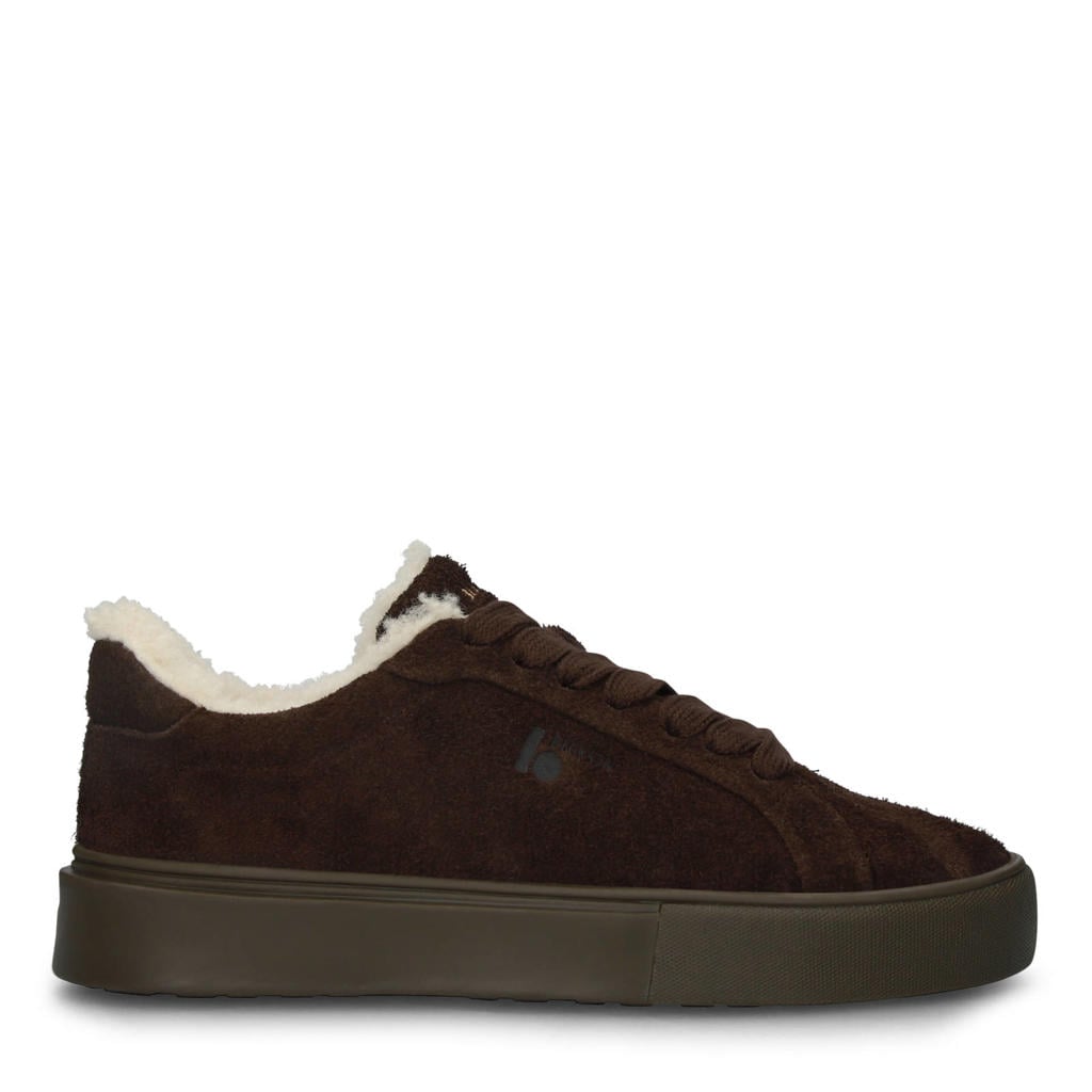 Blackstone Quartz Zen - Mole - Suede sneaker (low) dark brown
