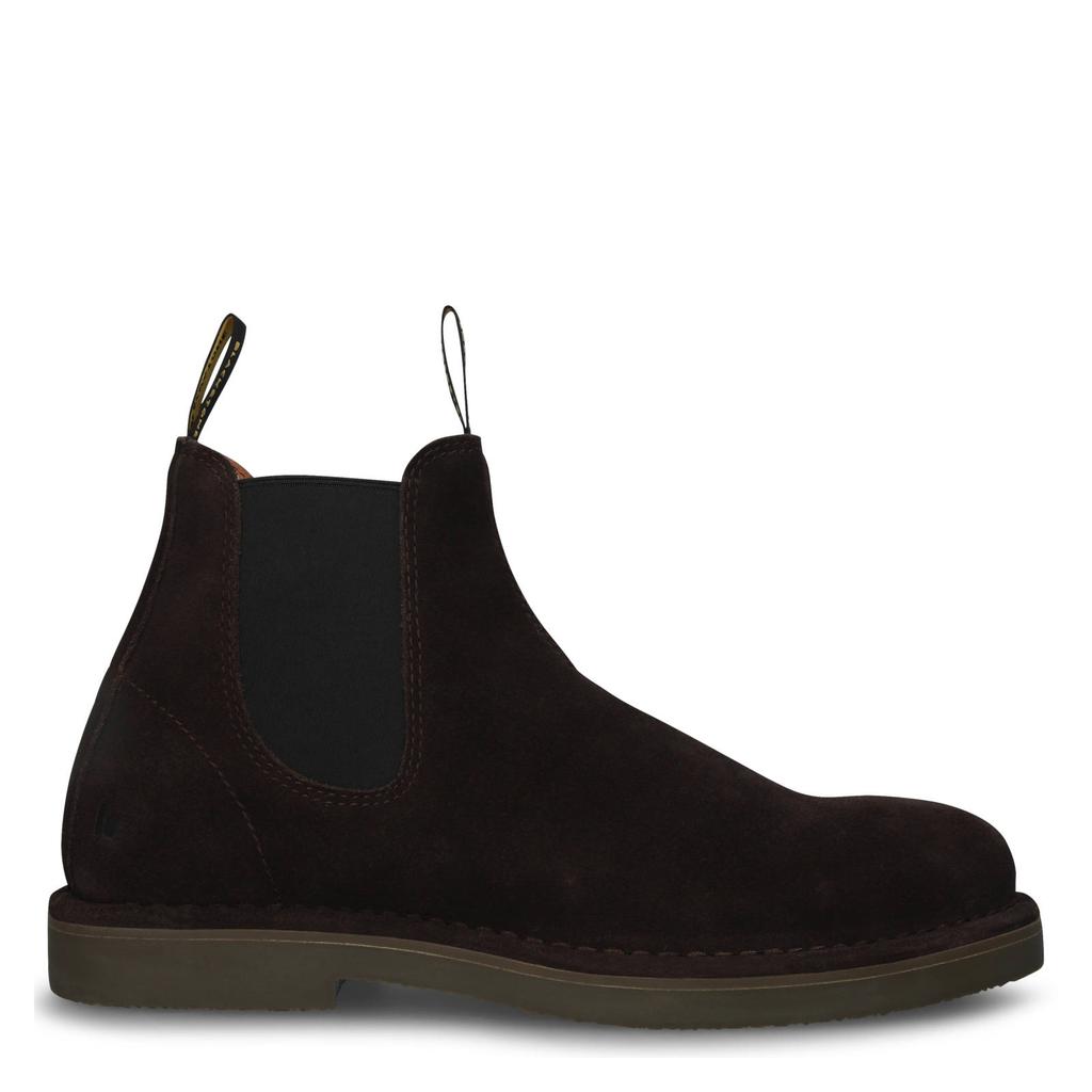 Blackstone Amber Wolf - Mole - Suede chelsea boots dark brown