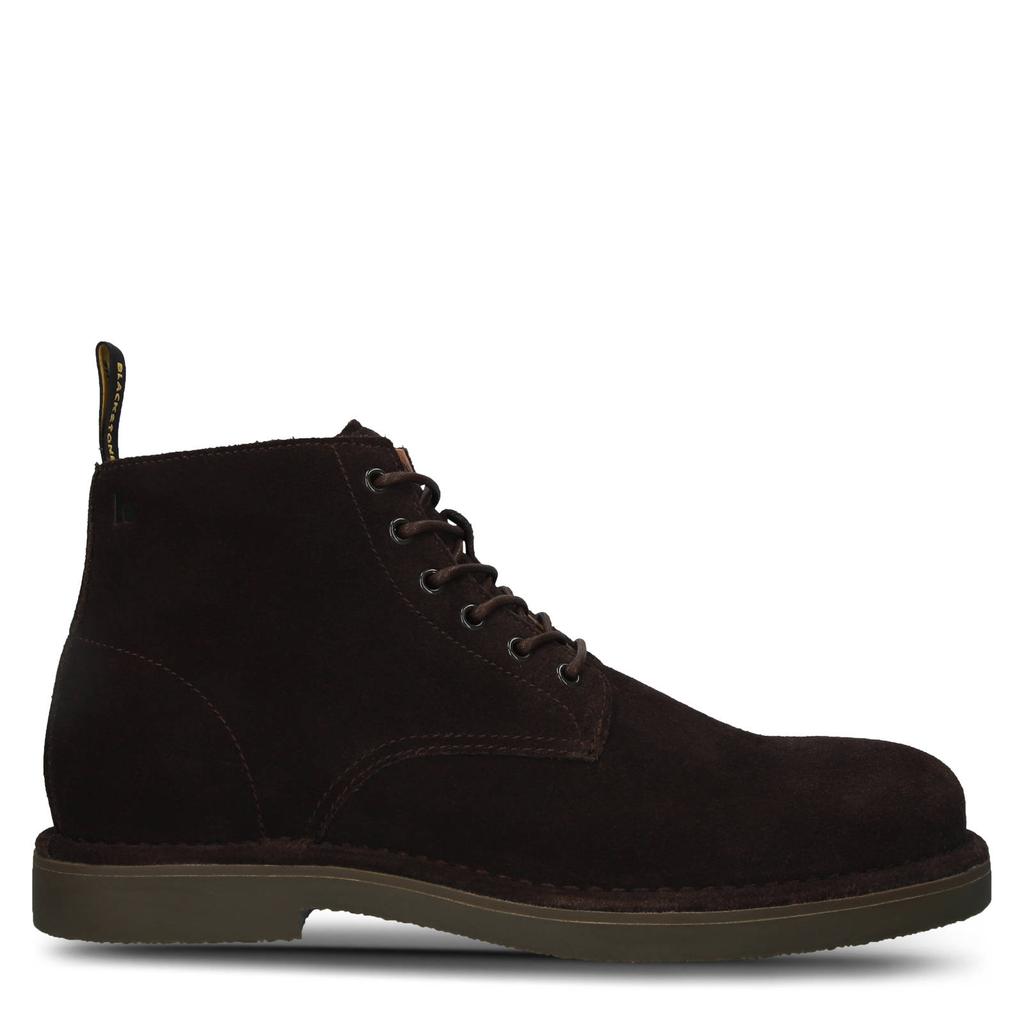 Blackstone Amber Hudson - Mole - Suede lace-ups dark brown
