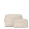 SUITSUIT toilettas Fusion - set van 2 Natural Houndstooth