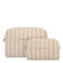 SUITSUIT toilettas Fusion - set van 2 Natural Stripes