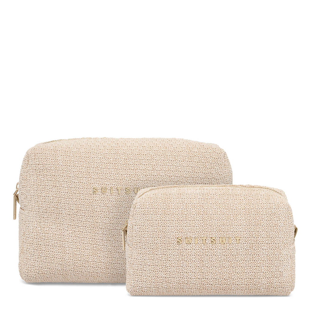 SUITSUIT toilettas Fusion - set van 2 Natural Dots