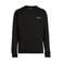 Malelions regular fit sweater met backprint - zwart